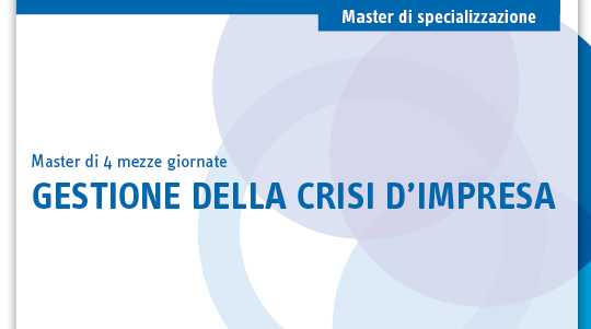 Immagine Master gestione della “nuova” crisi d’impresa | Euroconference
